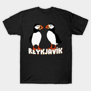 Cute Birds from Reykjavik Iceland Souvenir T-Shirt